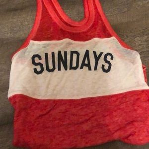 “SUNDAYS” tank